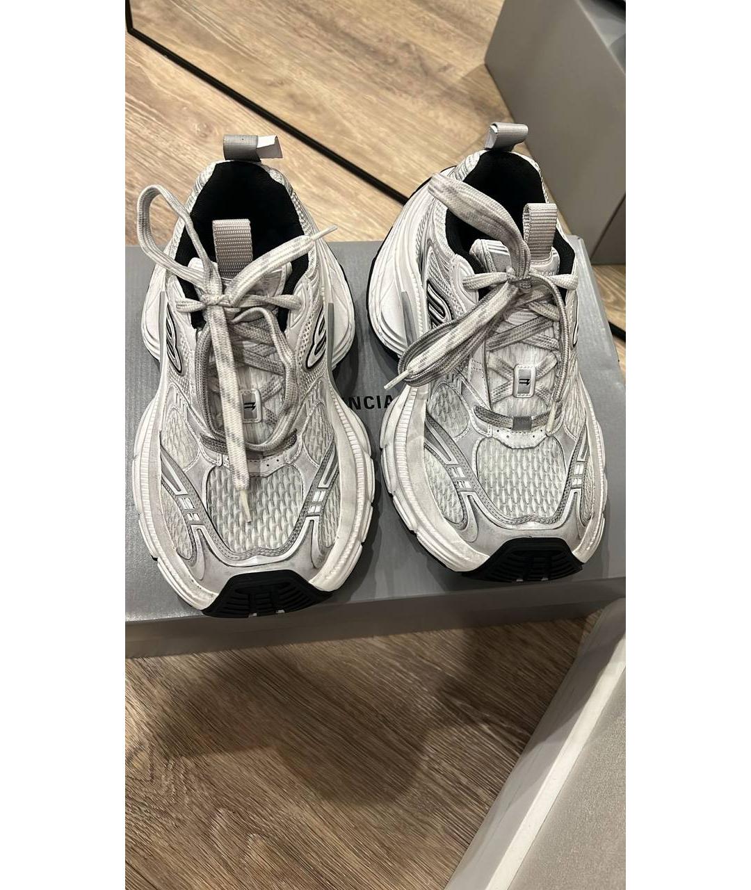 BALENCIAGA Серые кроссовки, фото 5