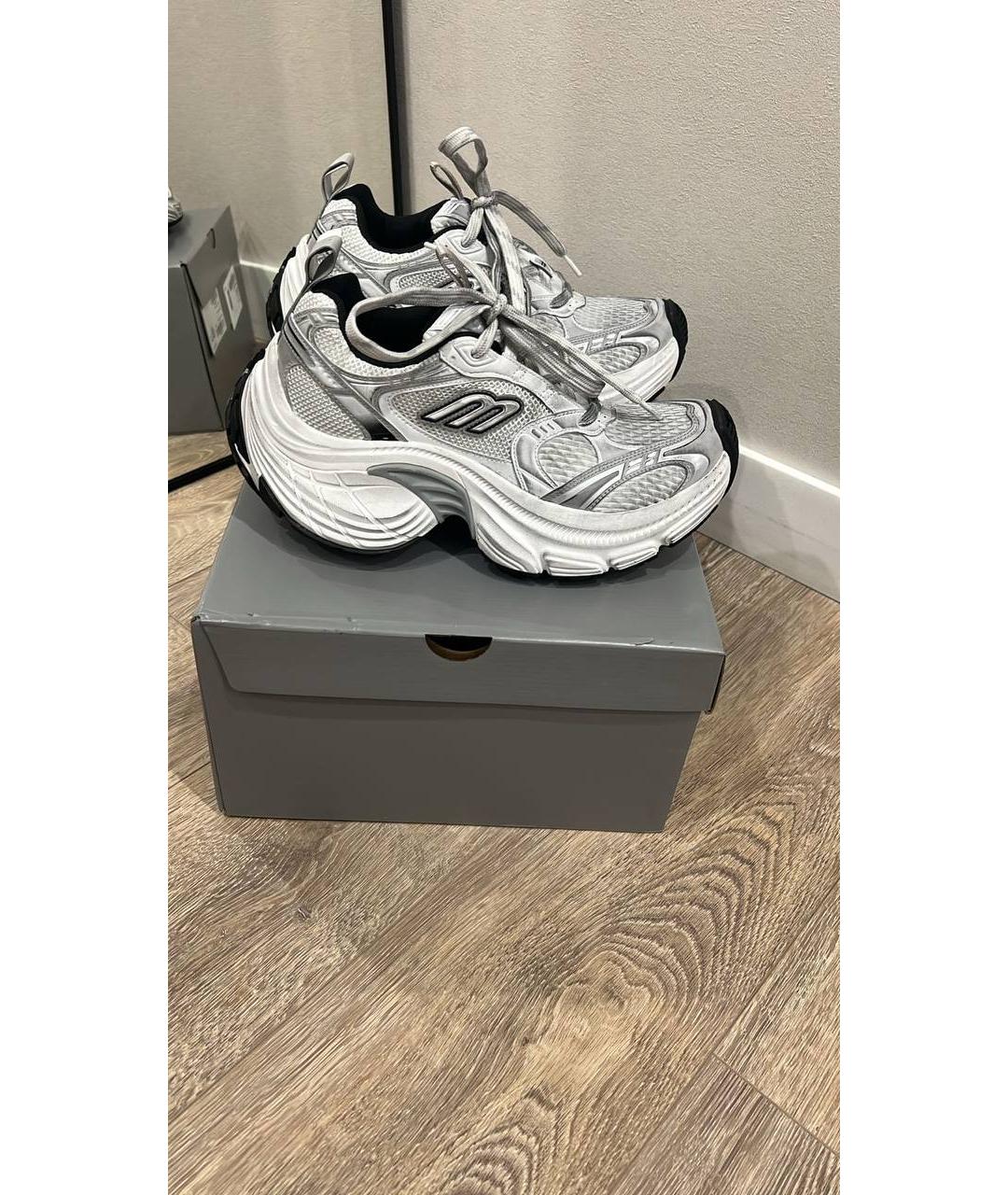 BALENCIAGA Серые кроссовки, фото 2