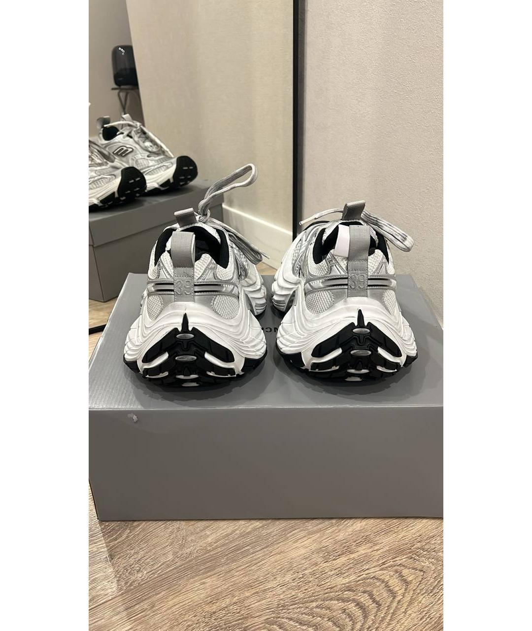 BALENCIAGA Серые кроссовки, фото 6