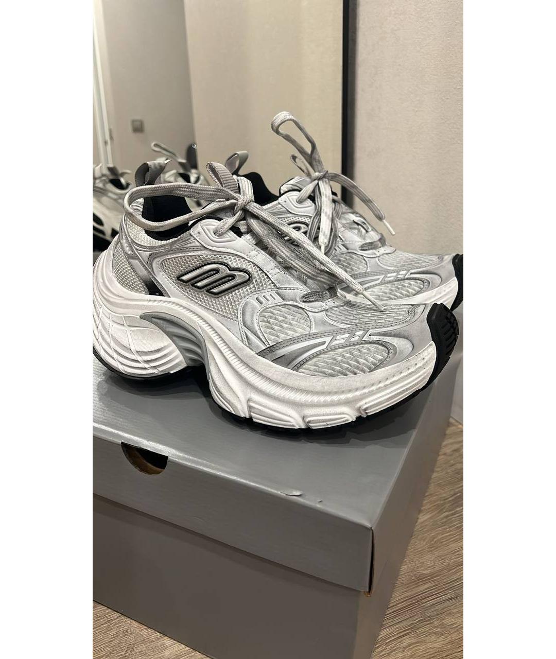 BALENCIAGA Серые кроссовки, фото 8