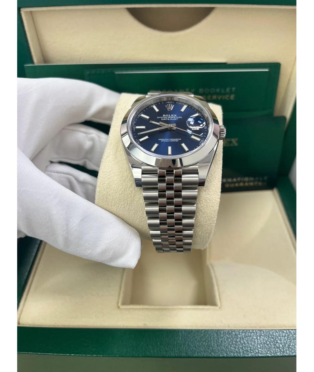 ROLEX Синие часы, фото 4