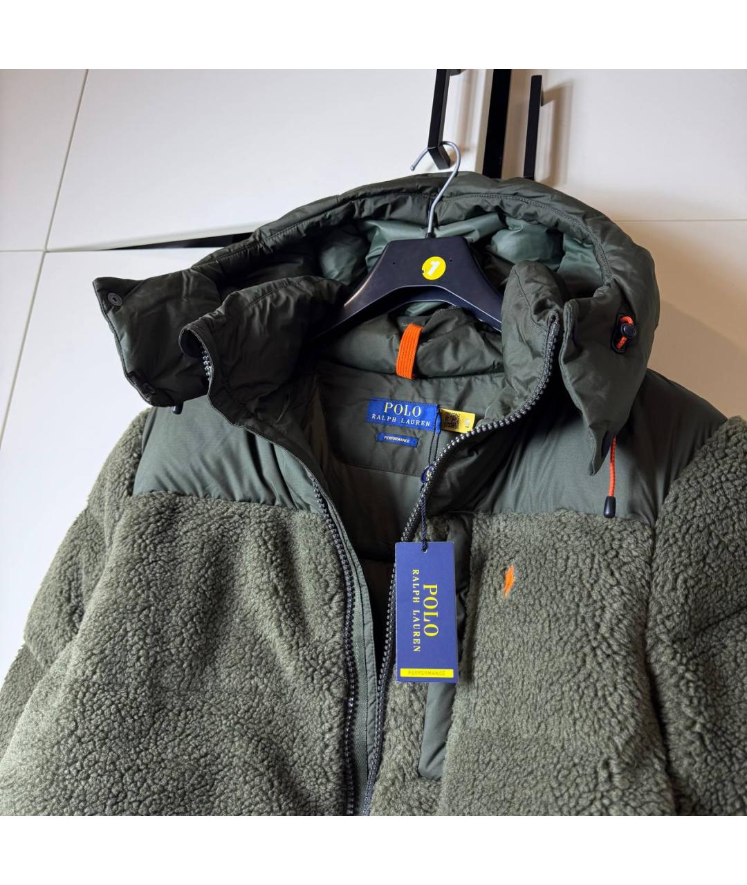 RALPH LAUREN Хаки пуховик, фото 8