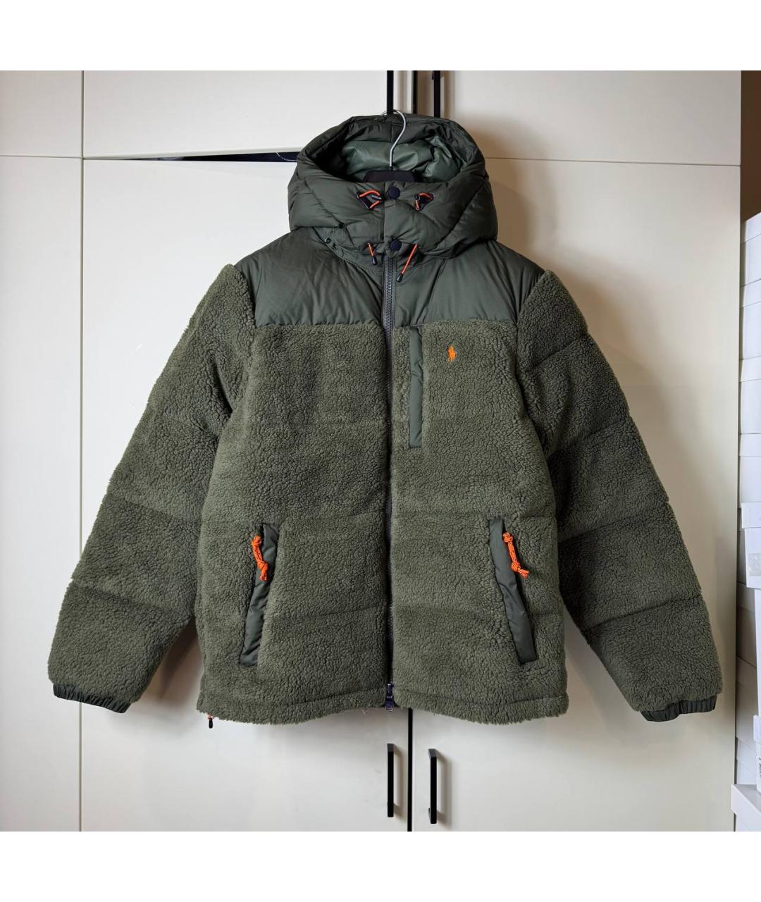 RALPH LAUREN Хаки пуховик, фото 10