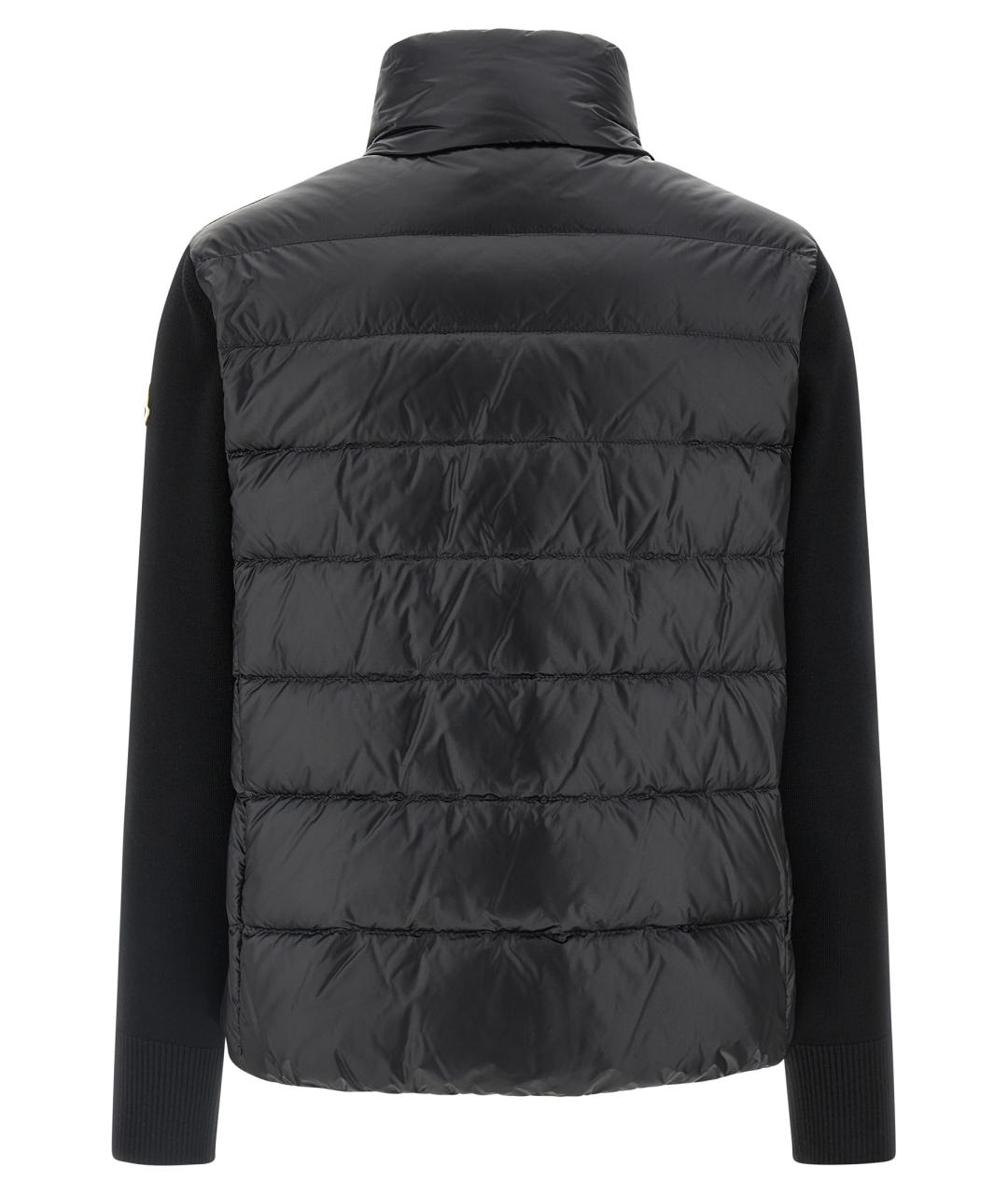 MONCLER Черная шерстяная куртка, фото 2