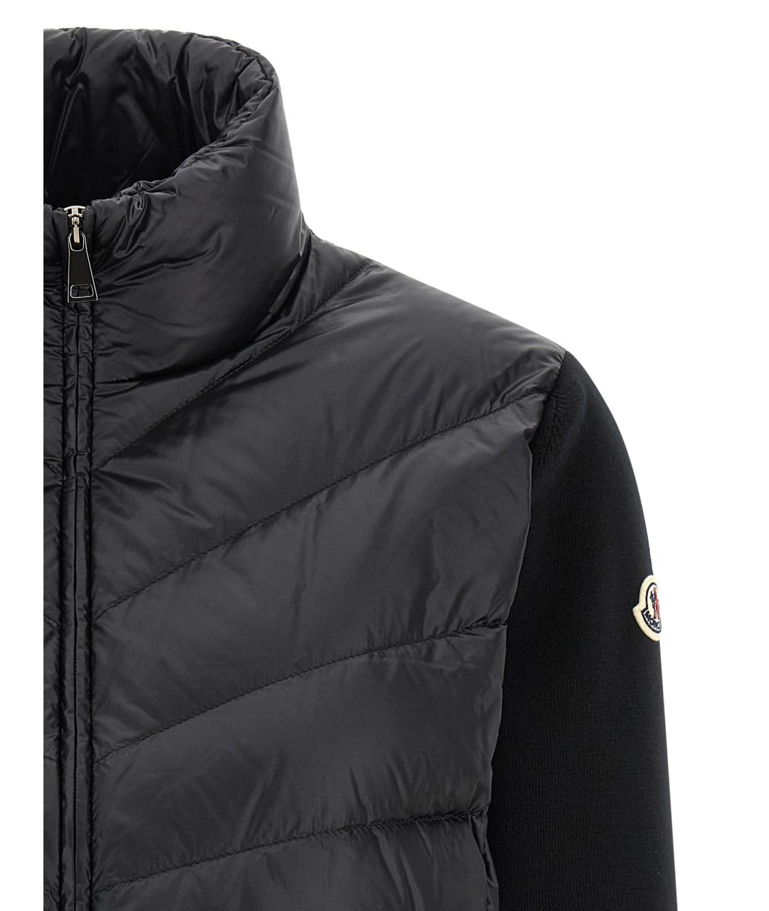 MONCLER Черная шерстяная куртка, фото 3