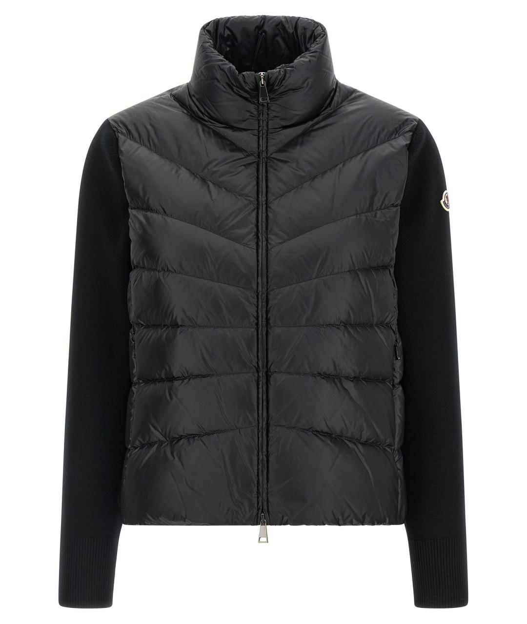 MONCLER Черная шерстяная куртка, фото 1