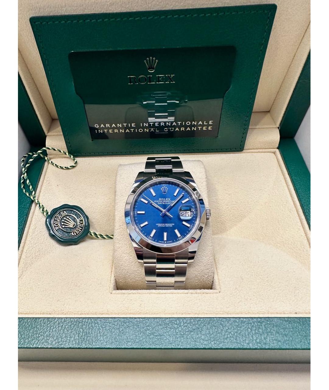 ROLEX Синие часы, фото 3