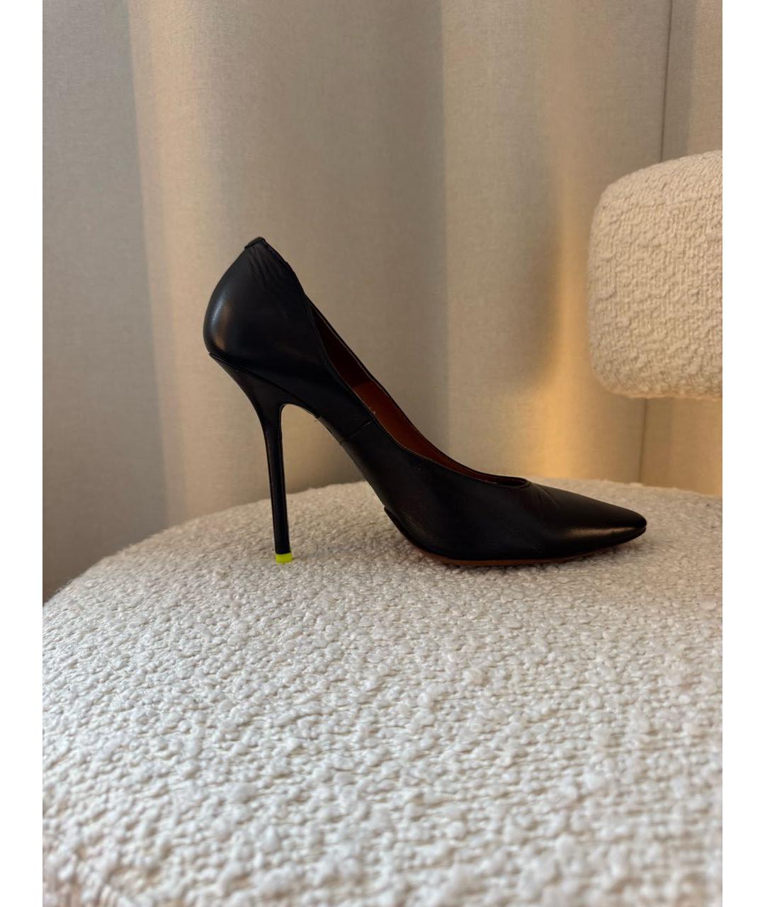 VETEMENTS Черные кожаные туфли, фото 5