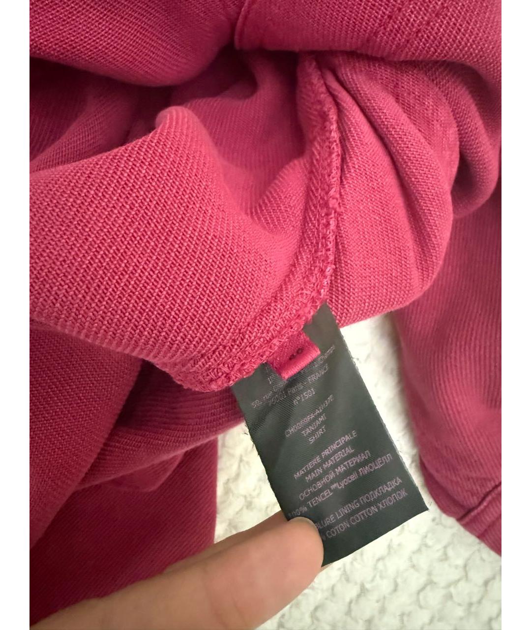 ISABEL MARANT ETOILE Бордовая вискозная рубашка, фото 3