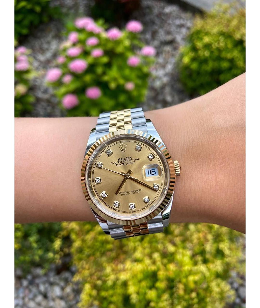 ROLEX Золотые часы из желтого золота, фото 4