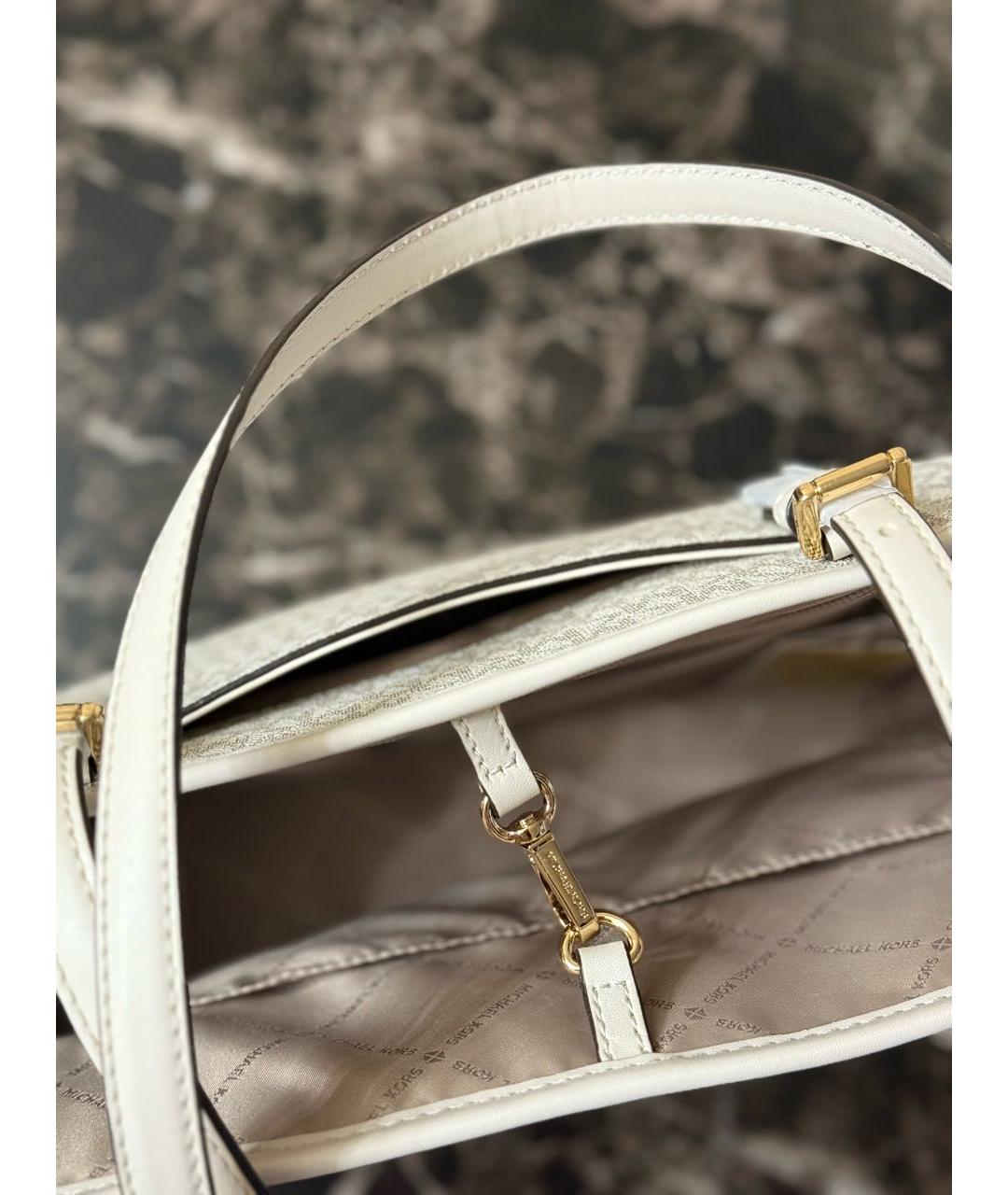 MICHAEL KORS Бежевая сумка тоут, фото 5