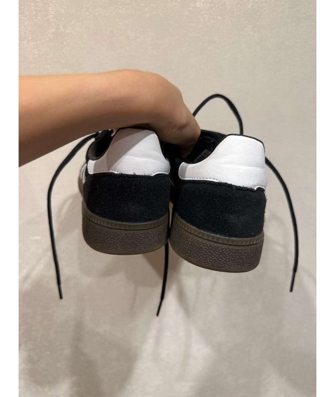 ADIDAS Черные замшевые кеды, фото 5