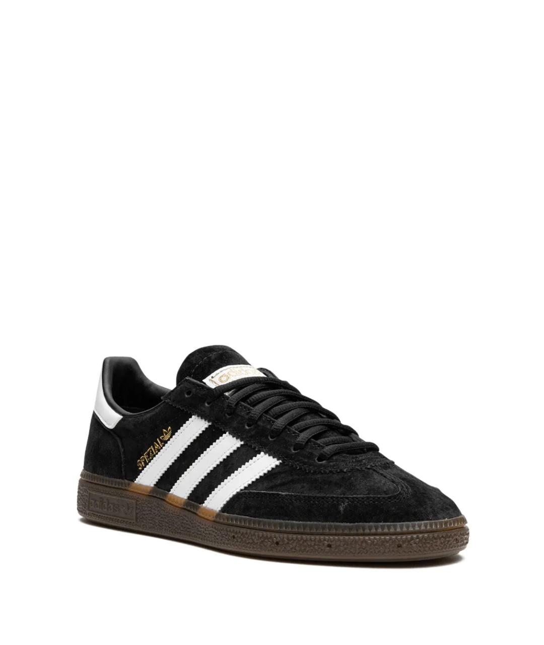 ADIDAS Черные замшевые кеды, фото 1