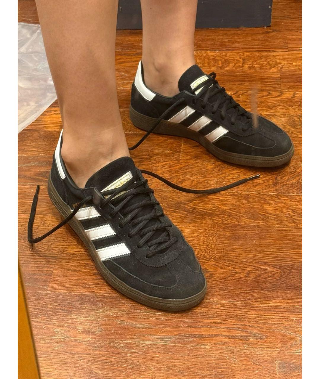 ADIDAS Черные замшевые кеды, фото 8
