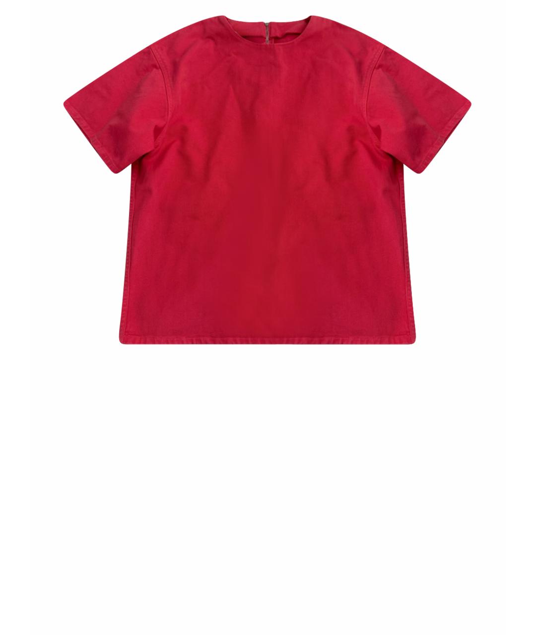 MM6 MAISON MARGIELA Розовая хлопковая блузы, фото 1