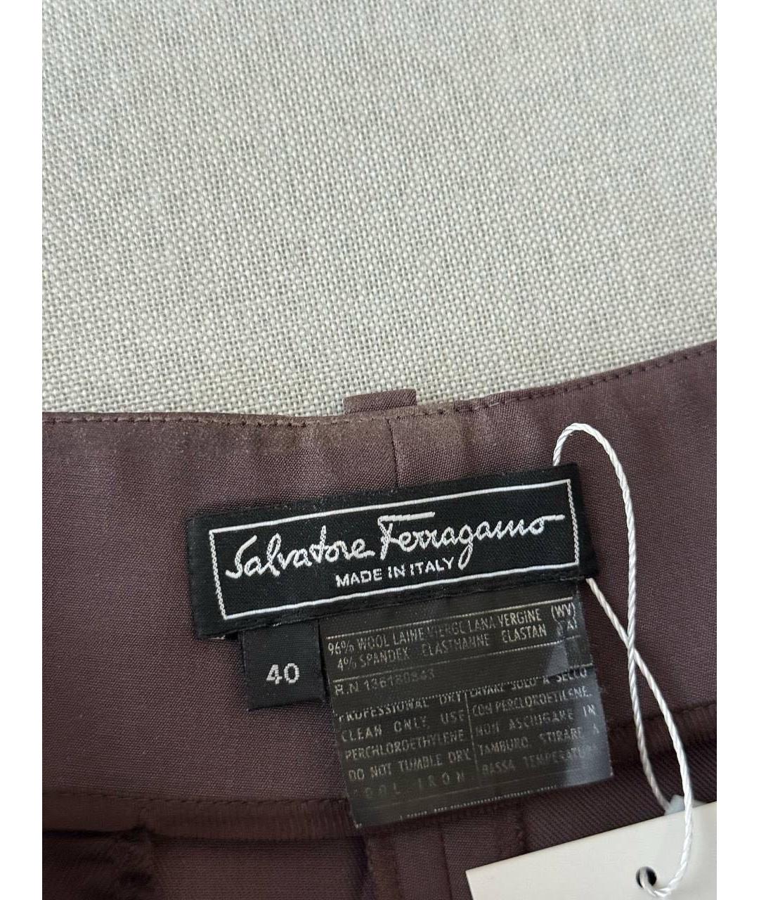FERRAGAMO Прямые брюки, фото 3