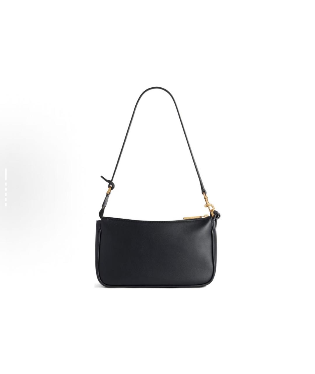 BALENCIAGA Черная кожаная сумка тоут, фото 3