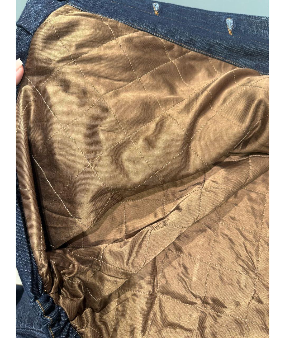 DRIES VAN NOTEN Синяя хлопковая куртка, фото 6