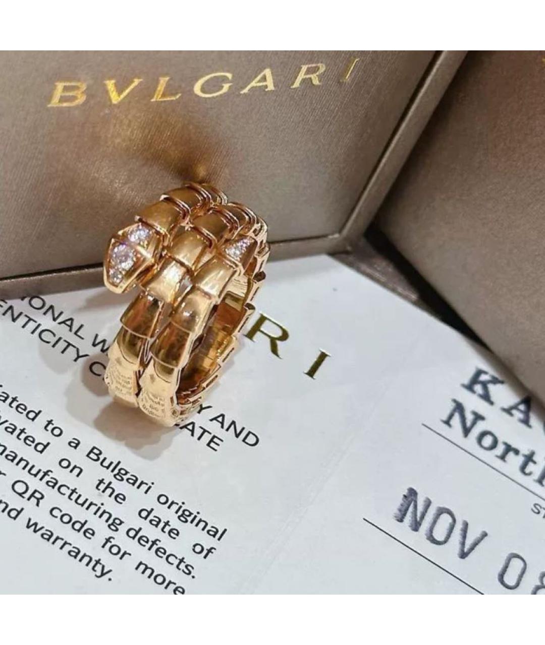 BVLGARI Кольцо из розового золота, фото 3