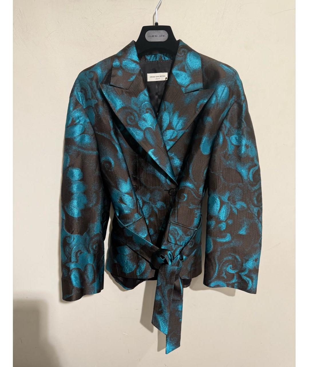 DRIES VAN NOTEN Полиэстеровый жакет/пиджак, фото 8