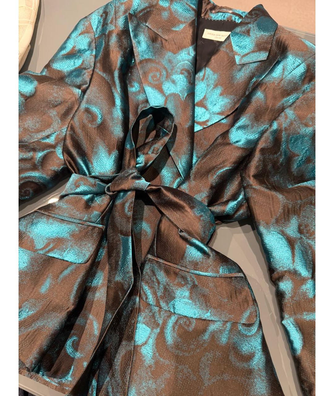 DRIES VAN NOTEN Полиэстеровый жакет/пиджак, фото 3