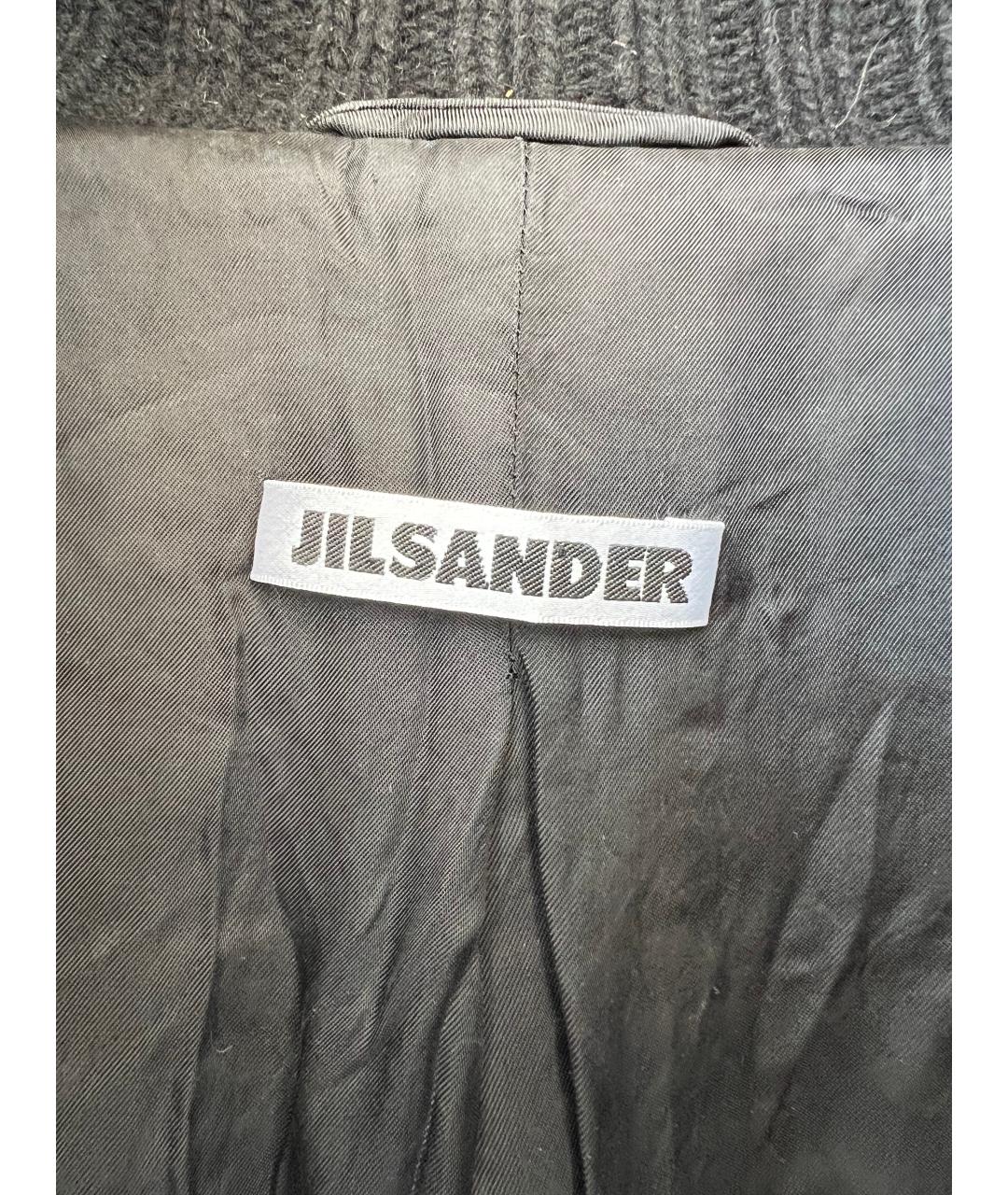 JIL SANDER Черная шерстяная куртка, фото 4
