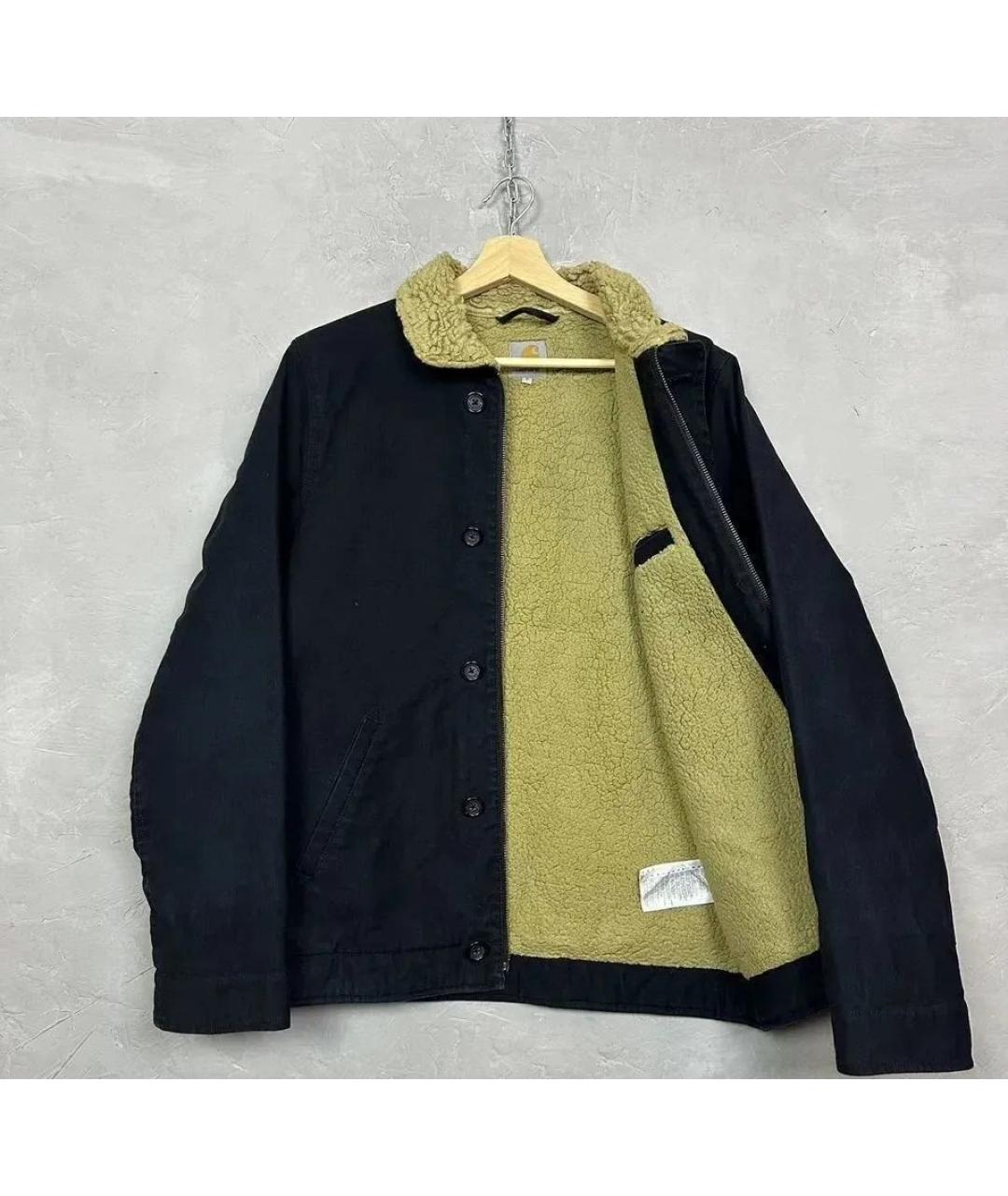 CARHARTT WIP Черная хлопковая куртка, фото 3