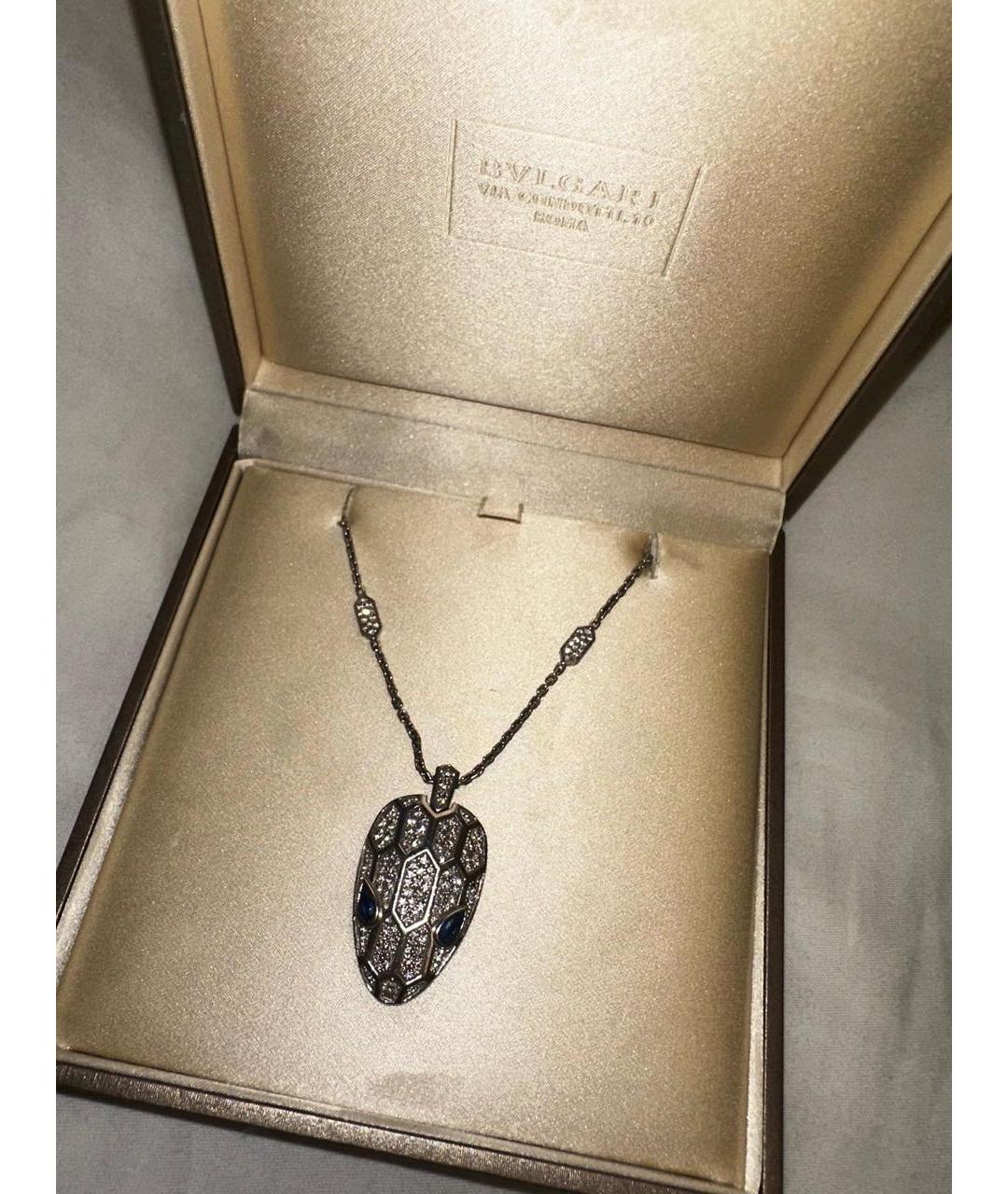 BVLGARI Подвеска из белого золота, фото 4