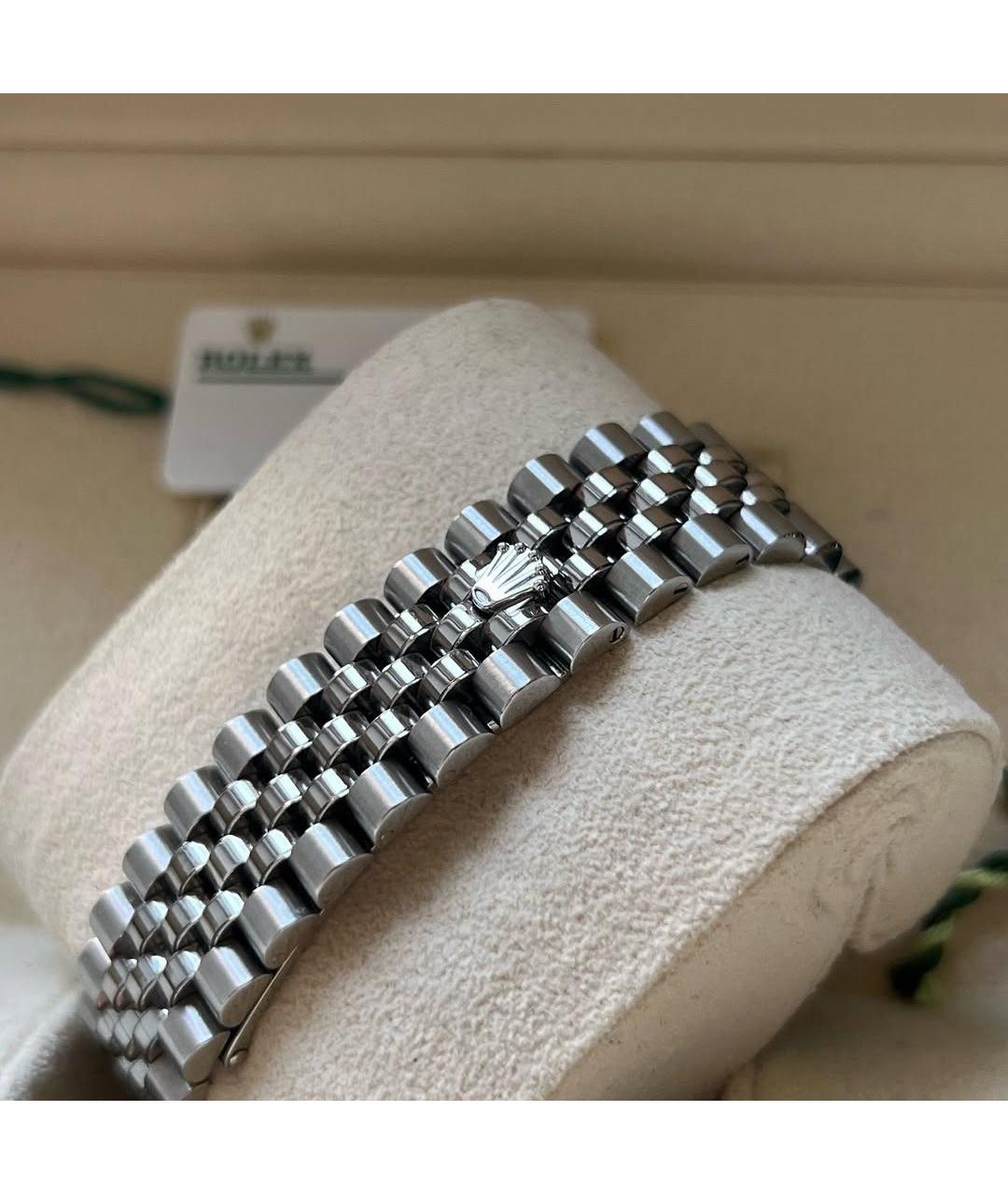 ROLEX Серебряные часы из белого золота, фото 8