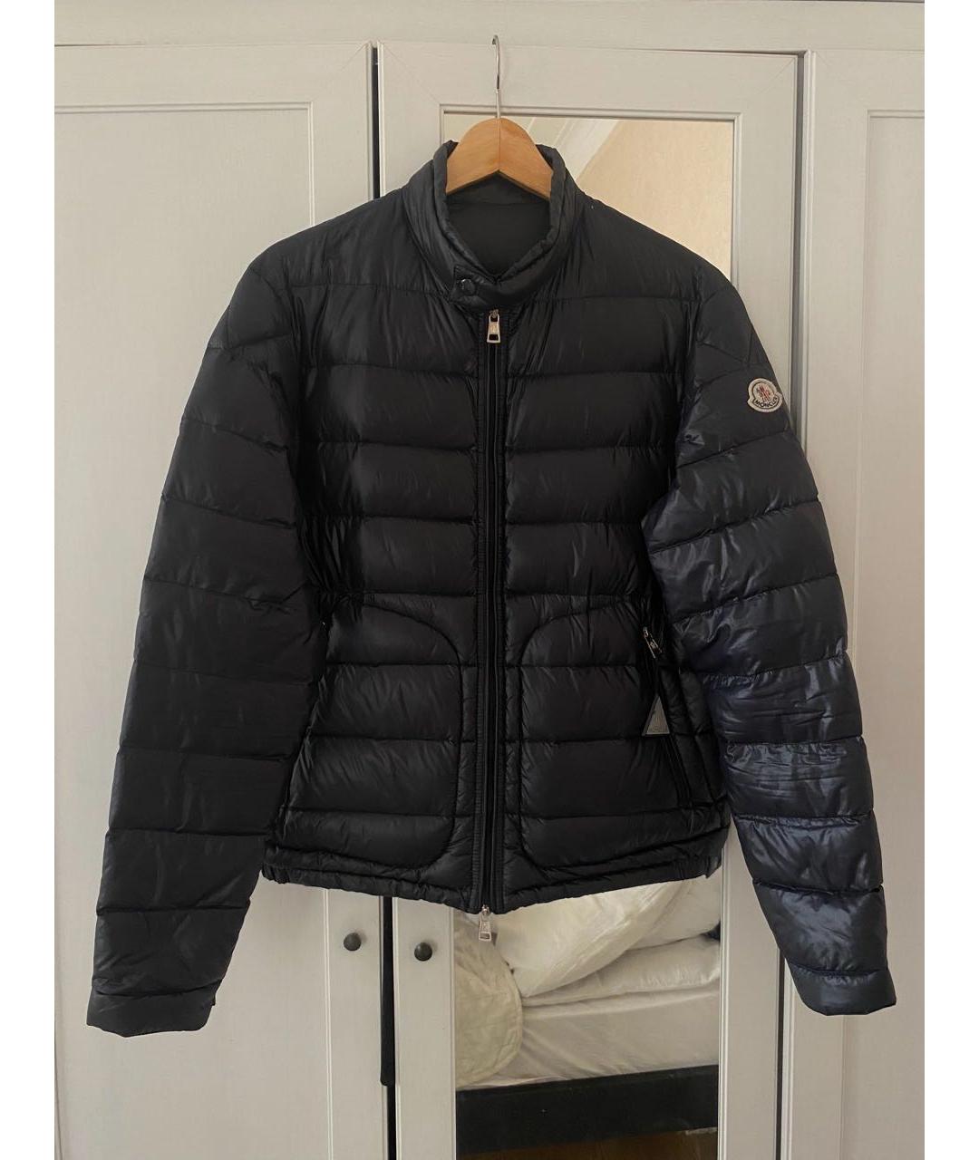 MONCLER Черная полиамидовая куртка, фото 3