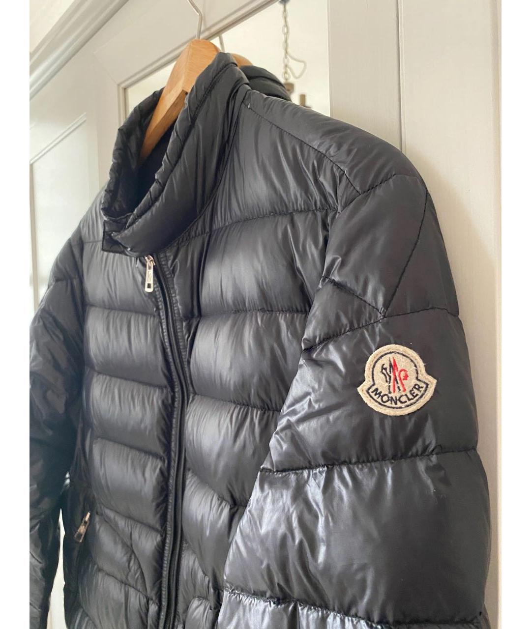 MONCLER Черная полиамидовая куртка, фото 4