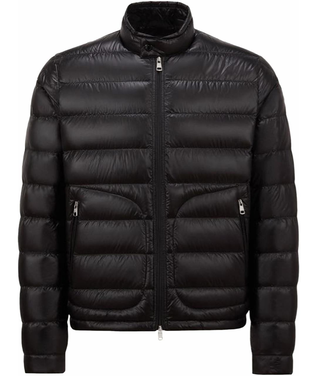 MONCLER Черная полиамидовая куртка, фото 1