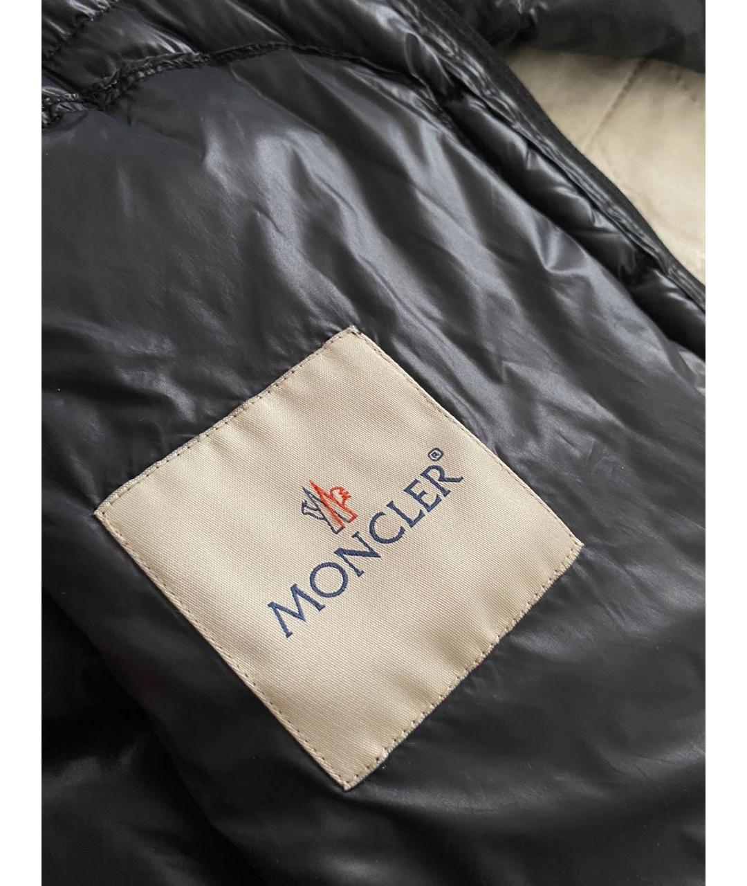 MONCLER Черная полиамидовая куртка, фото 5