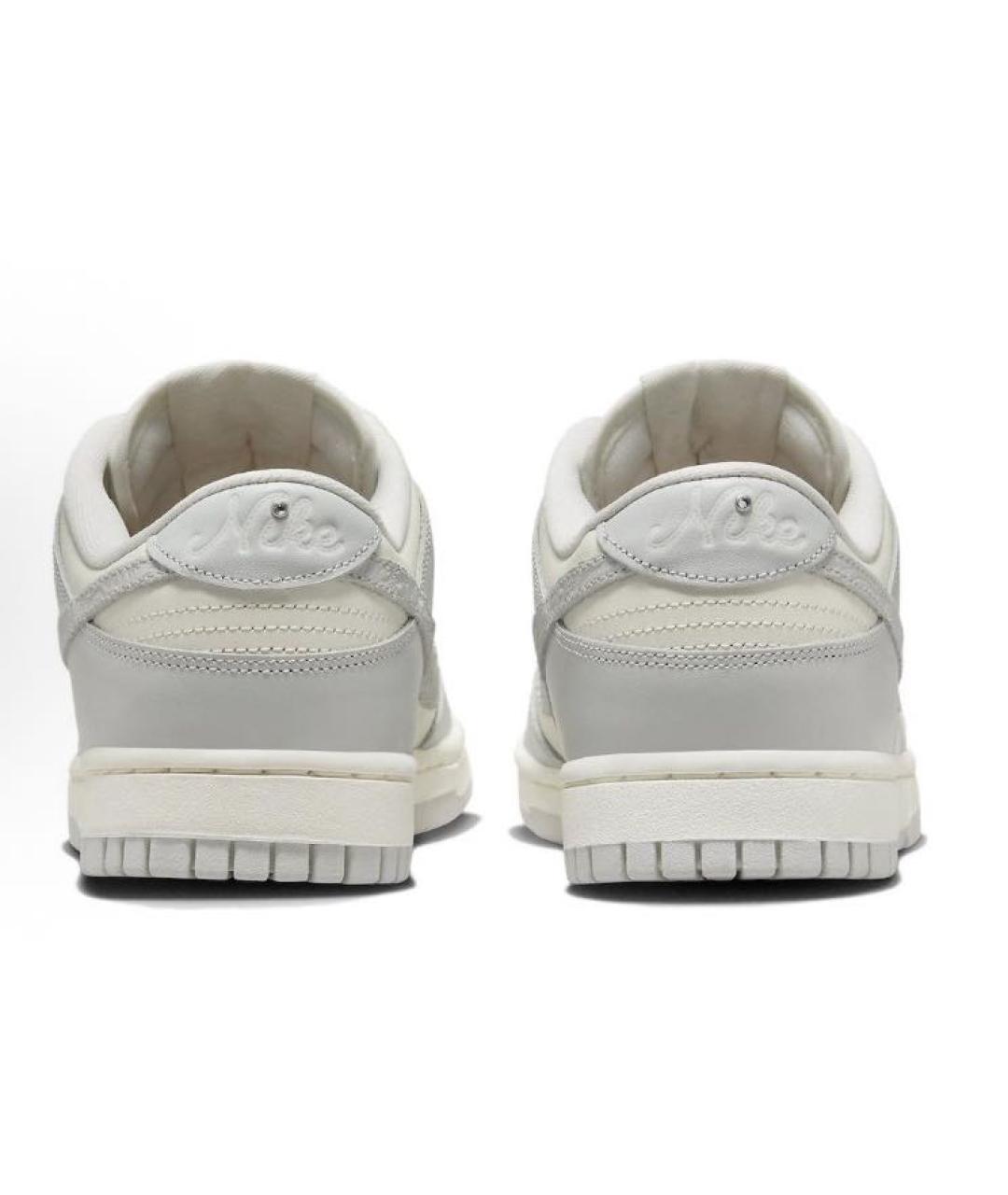 NIKE Серые кожаные кеды, фото 4