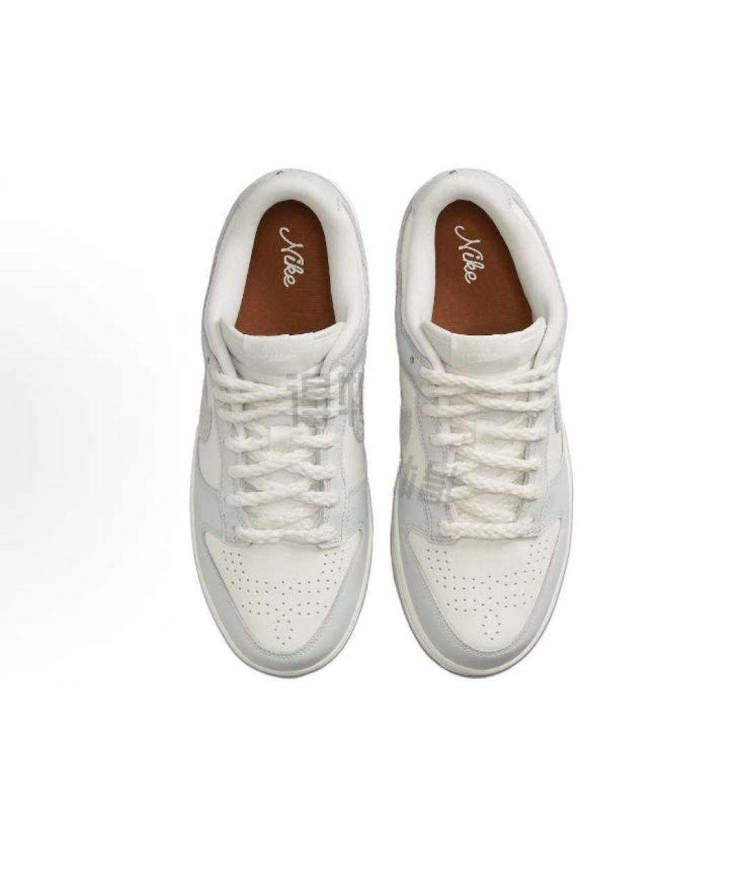 NIKE Серые кожаные кеды, фото 3