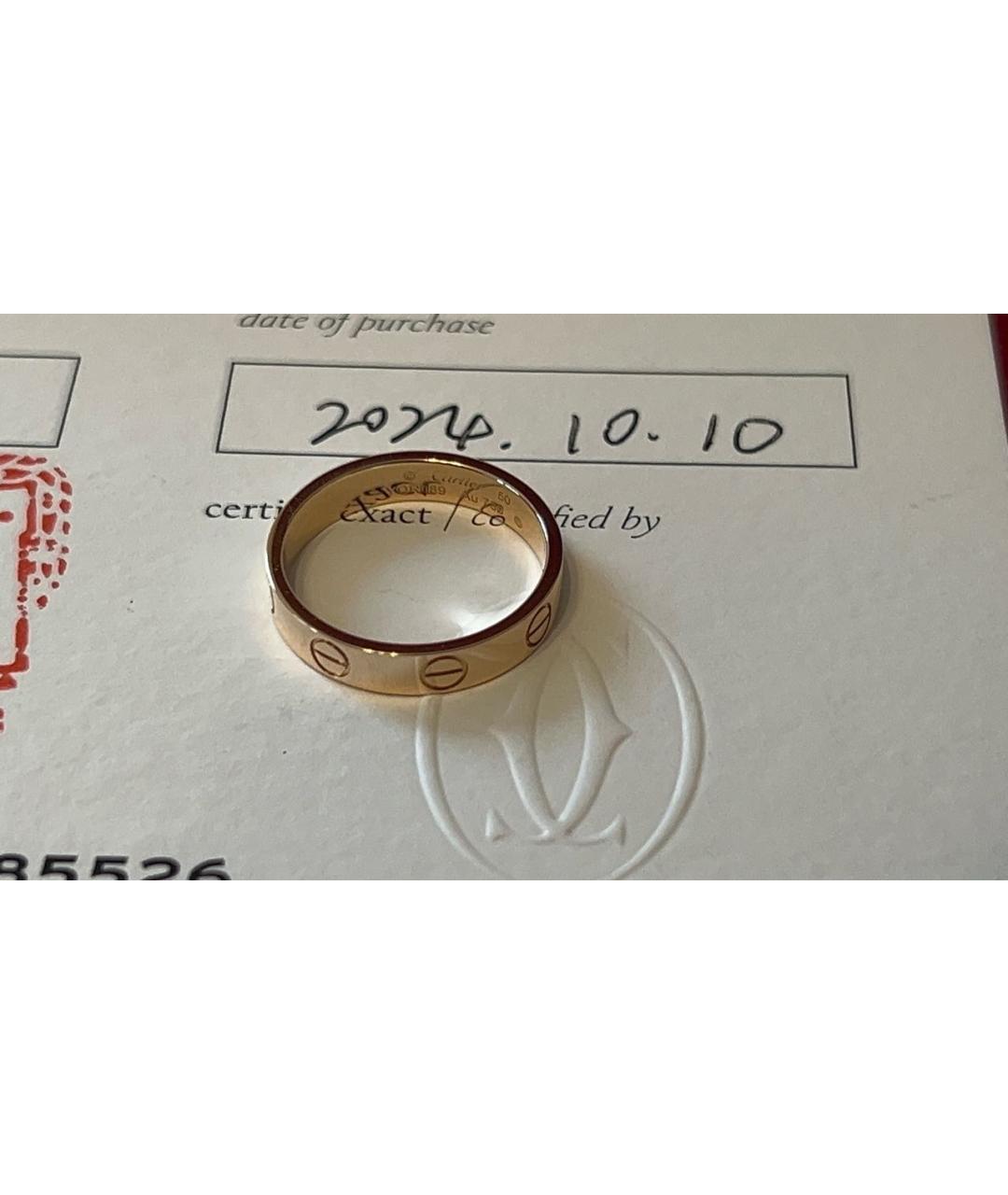 CARTIER Золотое кольцо из розового золота, фото 6