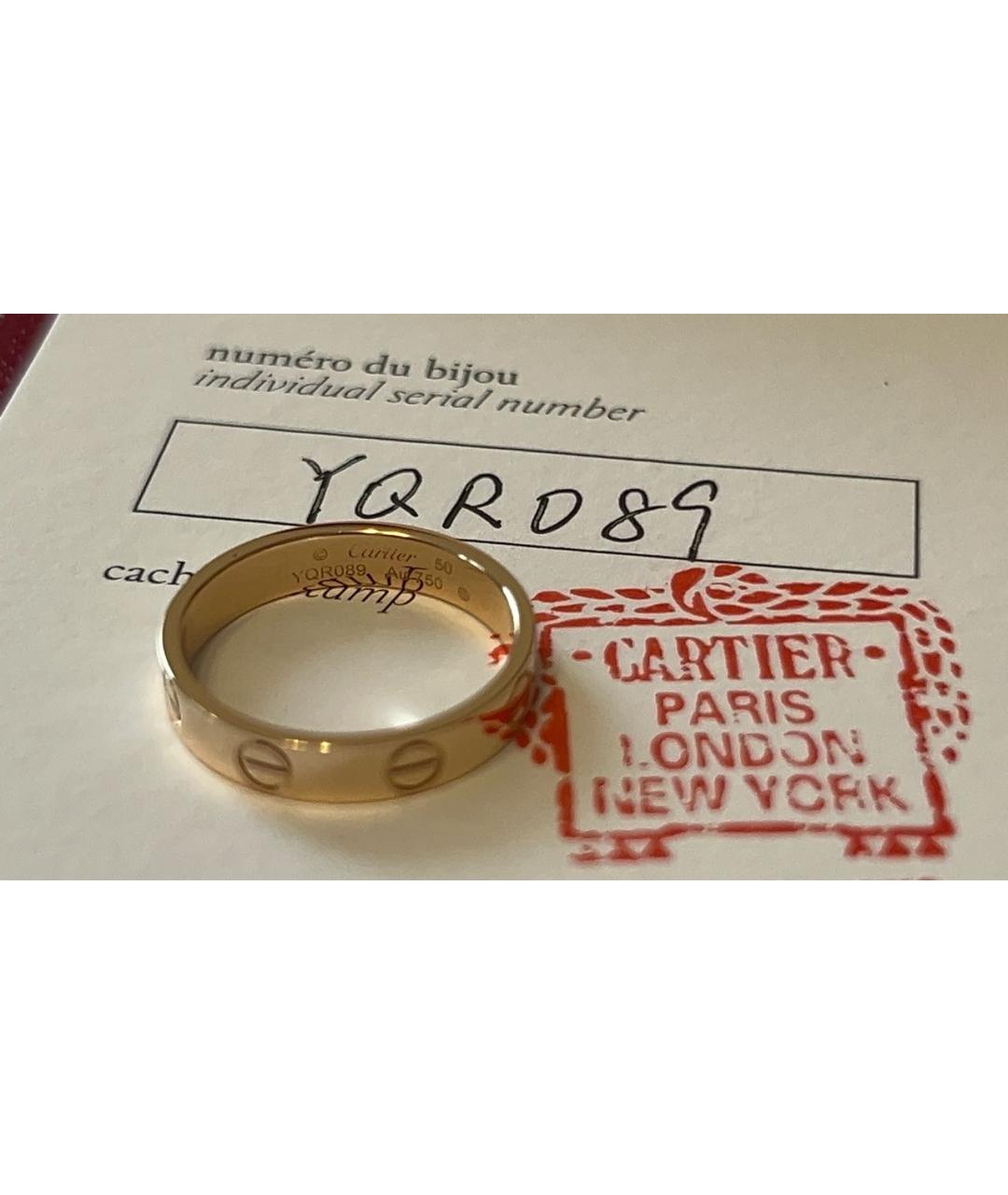 CARTIER Золотое кольцо из розового золота, фото 5