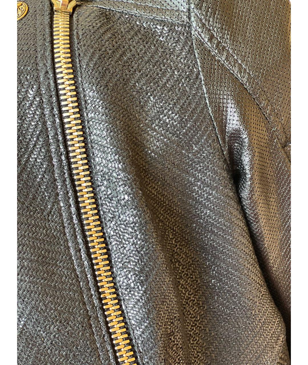 BALMAIN Черная вискозная куртка, фото 8
