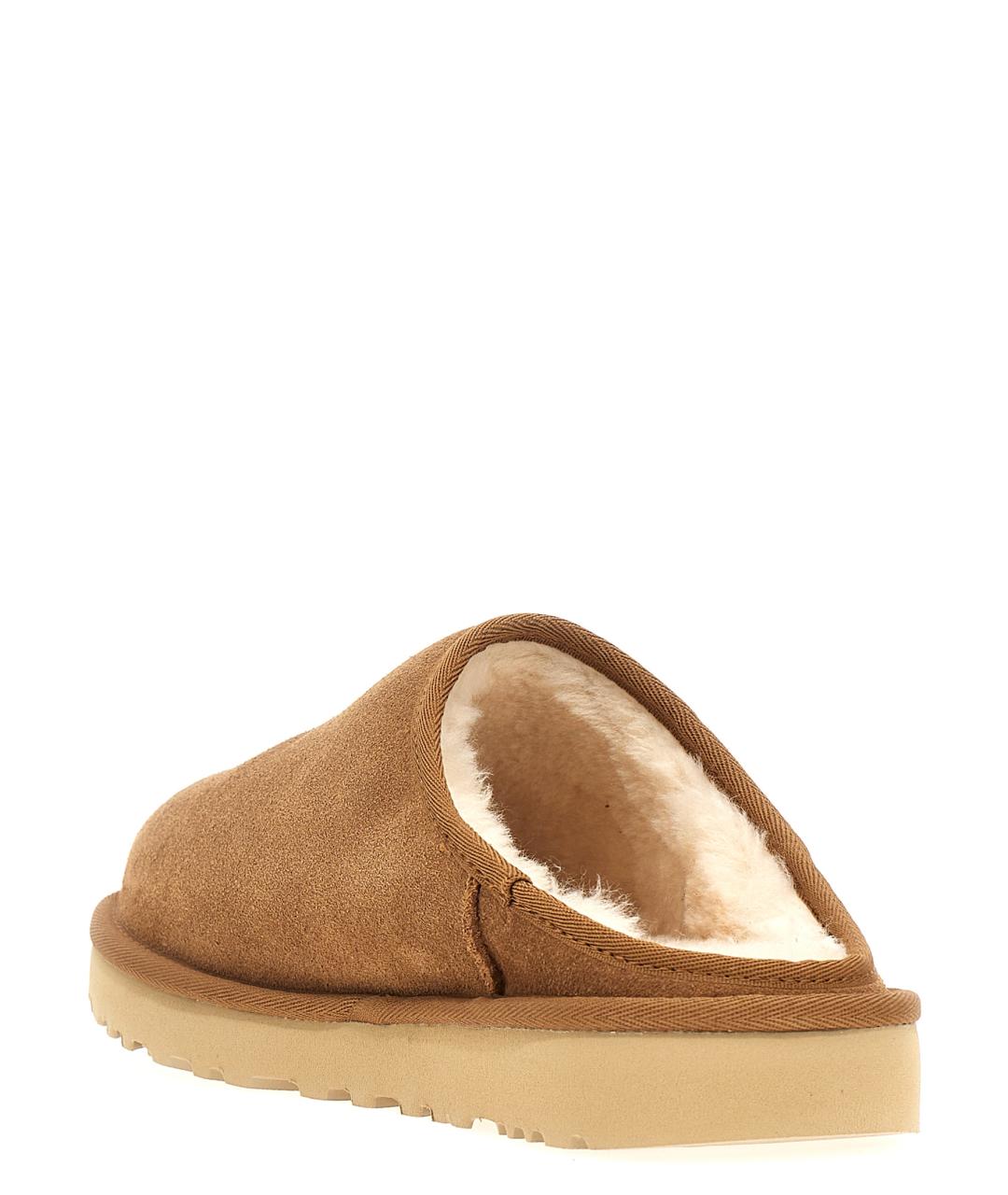 UGG AUSTRALIA Коричневые замшевые шлепанцы, фото 3
