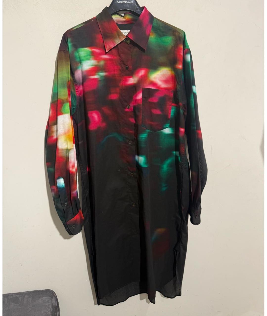 DRIES VAN NOTEN Мульти хлопковое повседневное платье, фото 5