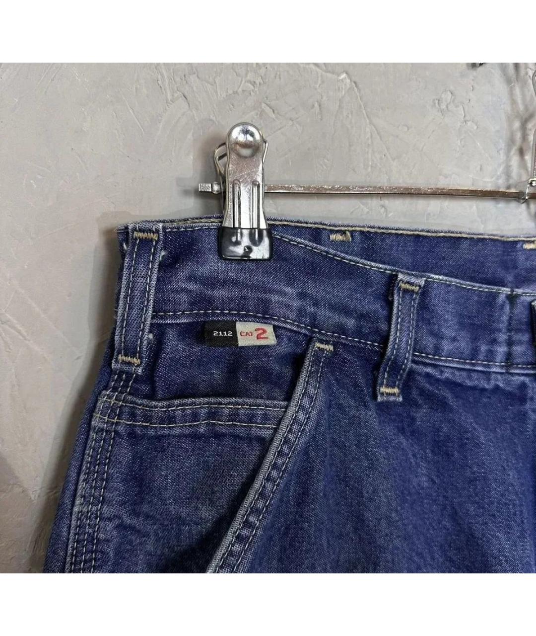 CARHARTT Синие хлопковые прямые джинсы, фото 7