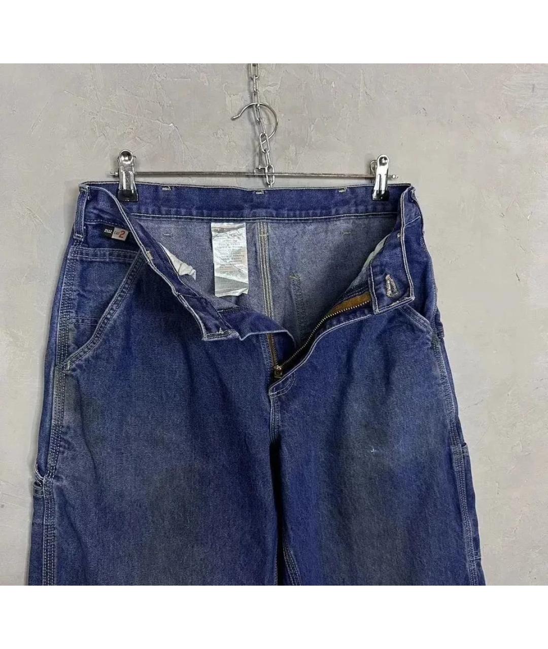 CARHARTT Синие хлопковые прямые джинсы, фото 8