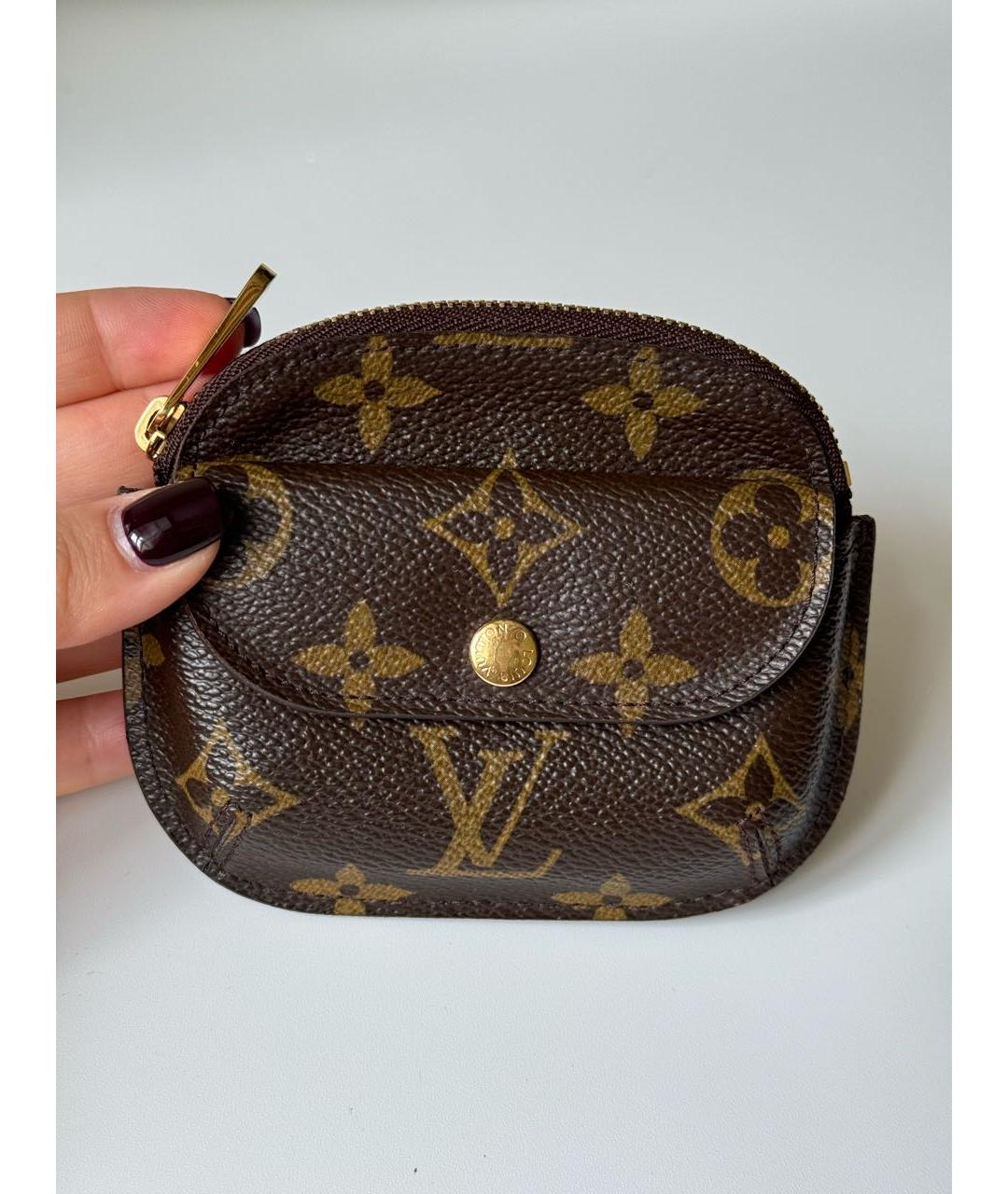 LOUIS VUITTON Коричневая ключница, фото 8