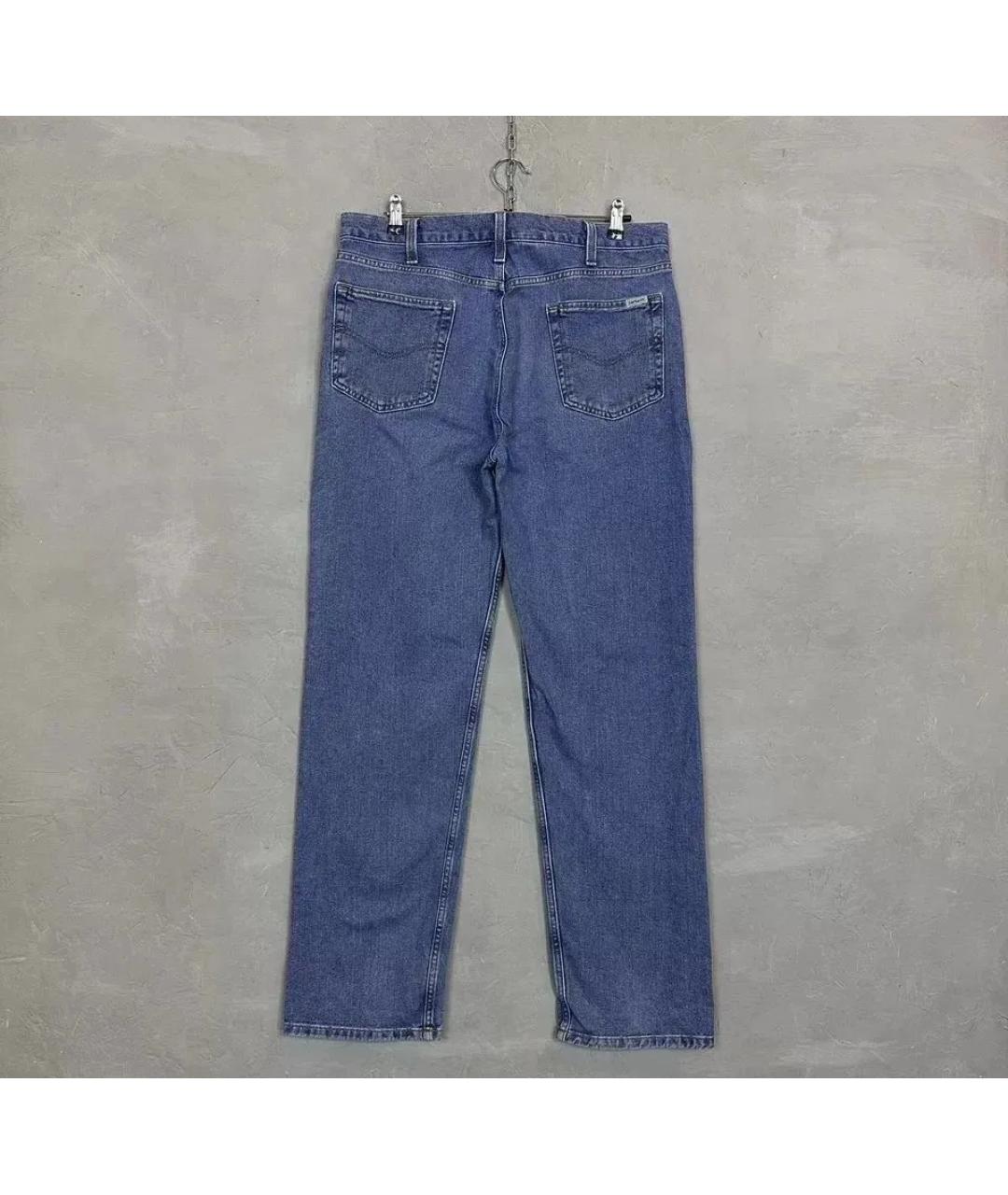 CARHARTT Синие хлопковые прямые джинсы, фото 5