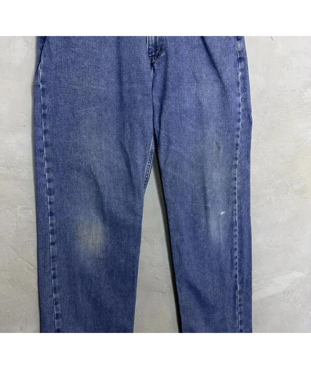 CARHARTT Синие хлопковые прямые джинсы, фото 8