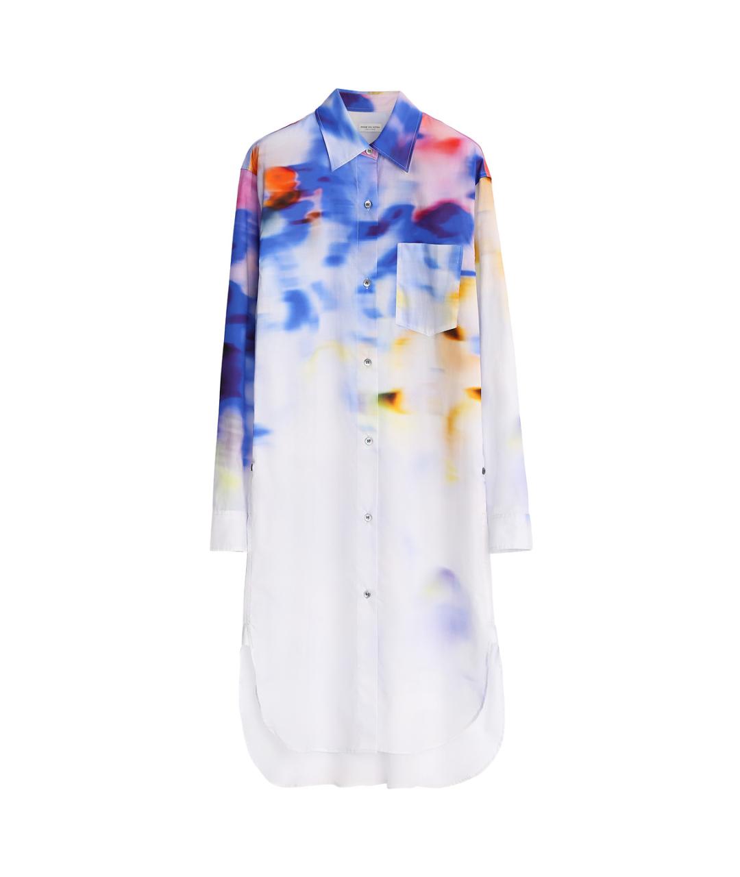 DRIES VAN NOTEN Мульти хлопковое повседневное платье, фото 1
