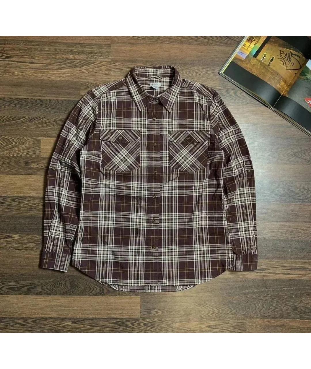 CARHARTT Бордовая хлопковая кэжуал рубашка, фото 8