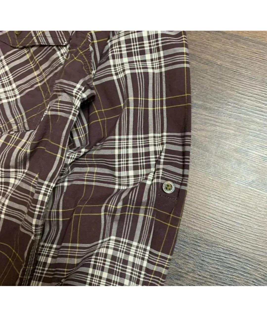 CARHARTT Бордовая хлопковая кэжуал рубашка, фото 3