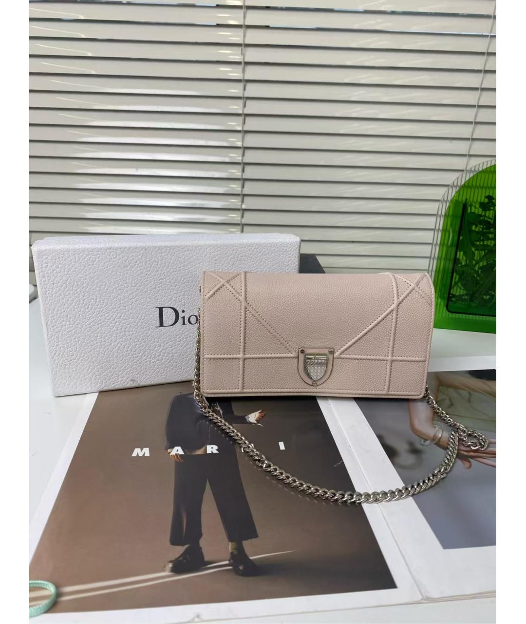 CHRISTIAN DIOR Розовая сумка через плечо, фото 2