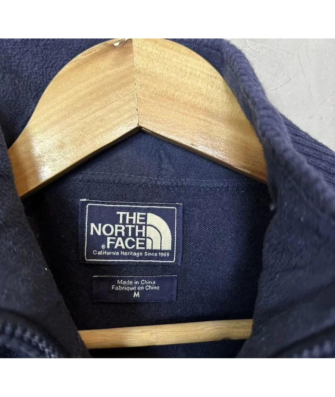 THE NORTH FACE Темно-синий хлопковый джемпер / свитер, фото 4